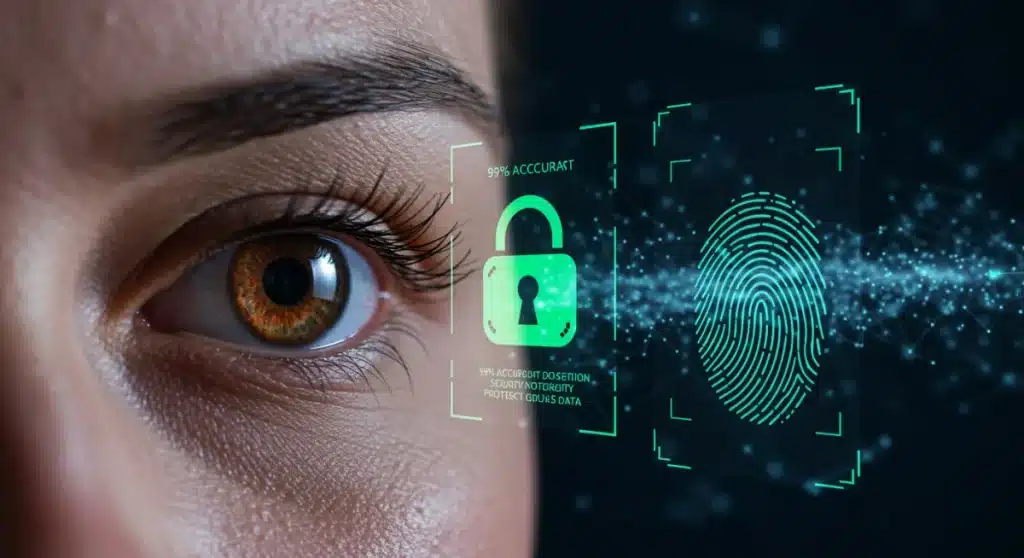 Biometric Security 2025: 99% Accuracy Protecting US Data