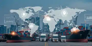 Global supply chain network illuminated by blockchain technology for enhanced transparency