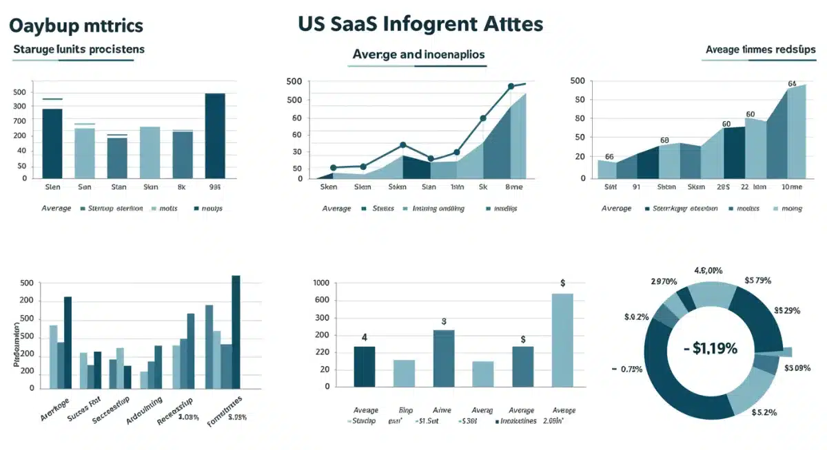 Infographic detailing success metrics of US SaaS incubators