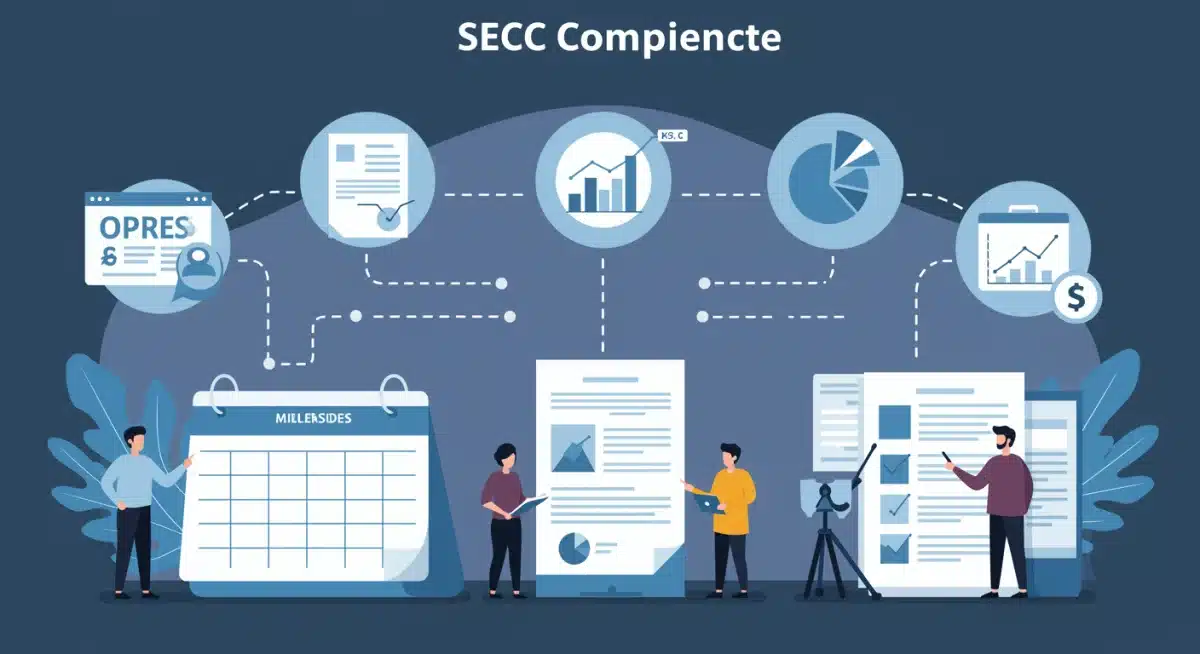 Timeline of SEC compliance milestones for startups