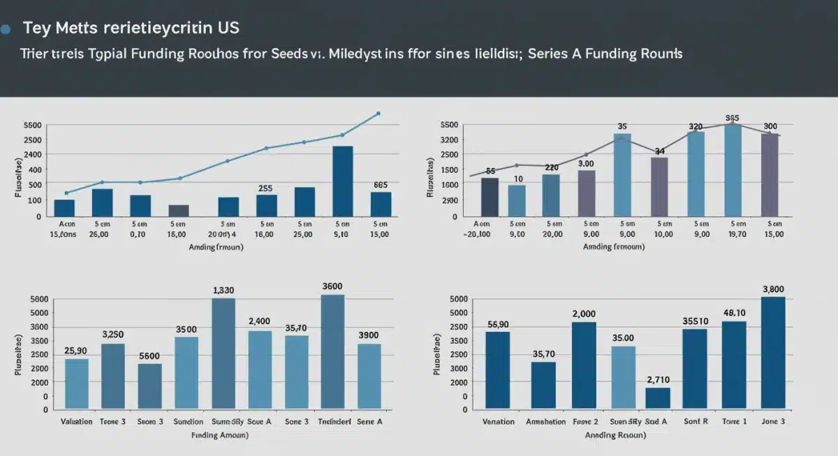 Key metrics and milestones for Seed vs Series A funding rounds in the US market