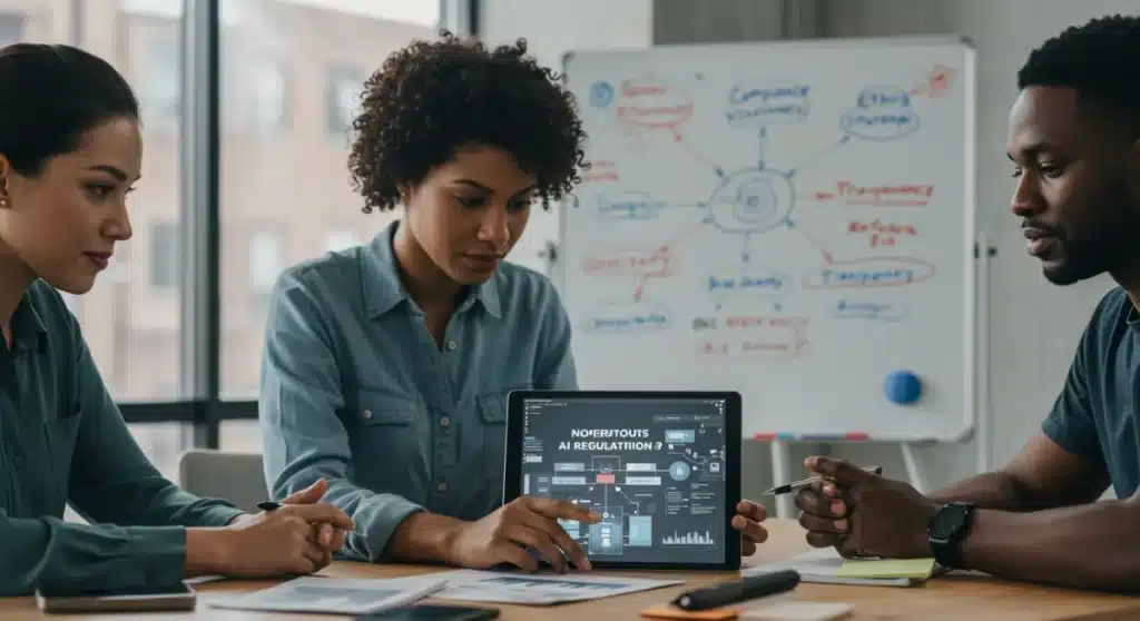 US AI Regulations: 3-Step Compliance for Tech Startups