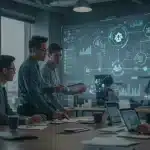 Team collaborating on data governance strategy for US enterprise compliance