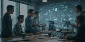 Team collaborating on data governance strategy for US enterprise compliance